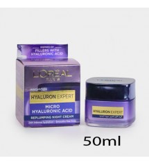 Loreal Paris Hyaluron Expert Micro Hyaluronic Acid Replumping Night Cream 50ml